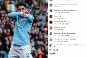 替补打进制胜球！马尔穆什社媒晒庆祝照：足总杯半决赛！